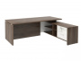 Стол руководителя с опорной тумбой Festus FI-121R.GG 1800x2100x750
