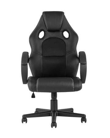 Кресло игровое TopChairs Renegade черное (Геймерское кресло Renegade черный)