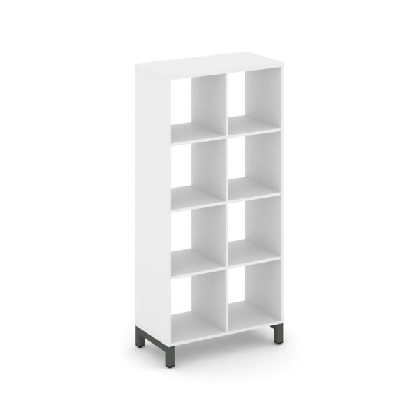 Каркас стеллажа 4 яруса SN.KS-420 (754х400х1615) (Белый/Металл Антрацит)