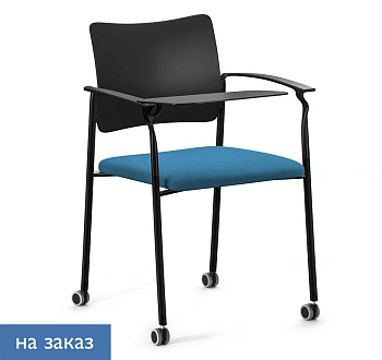 PINKO_black Кресло со столиком на колёсах с подлокотниками