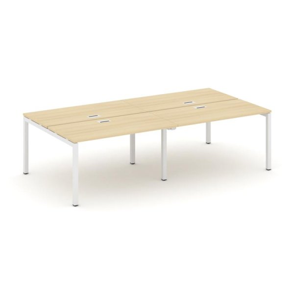 Рабочая станция 2-х сторонняя SN-5P.DRS-034 (3160х1232х750) (Акация Лорка/Металл Белый)