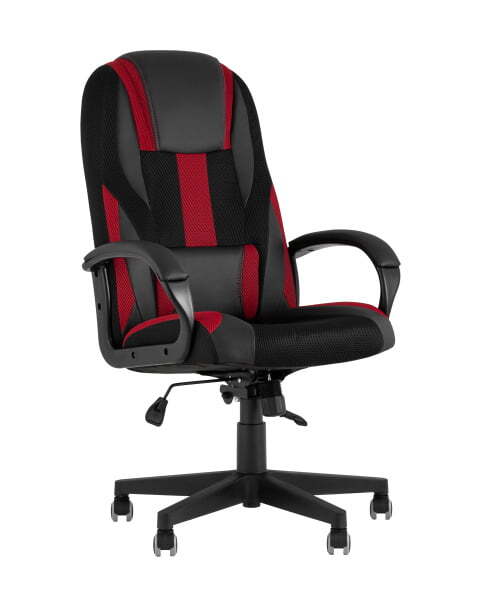 Кресло игровое TopChairs ST-CYBER 9 черный/красный (Геймерское кресло ST-CYBER 9 красный)