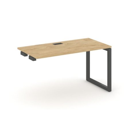 Стол-приставка к опорным элементам SN-5O.OPRS-014 (1580х700х750) (Тиквуд Светлый/Металл Антрацит)