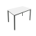 Стол письменный на металлокаркасе Slim С.СП-4 1180x720x750