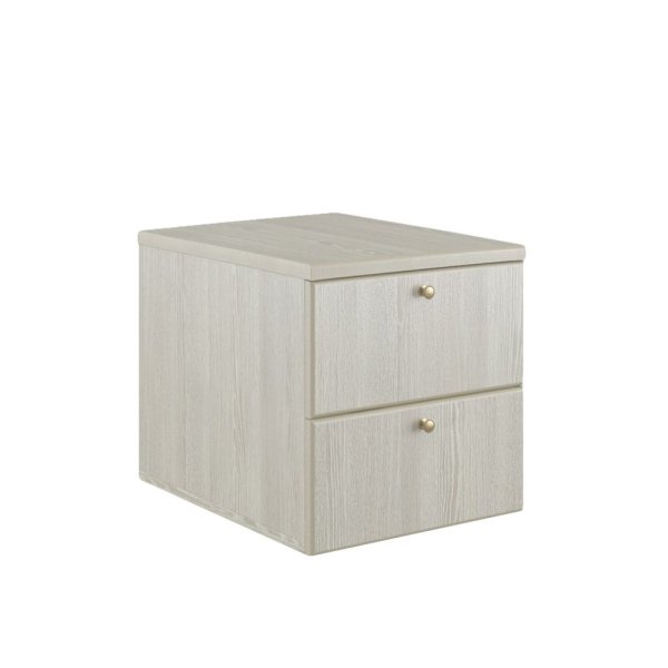 Тумба подвесная 2 ящика Capital P CPT17303 450x570x460 (Светлый дуб)